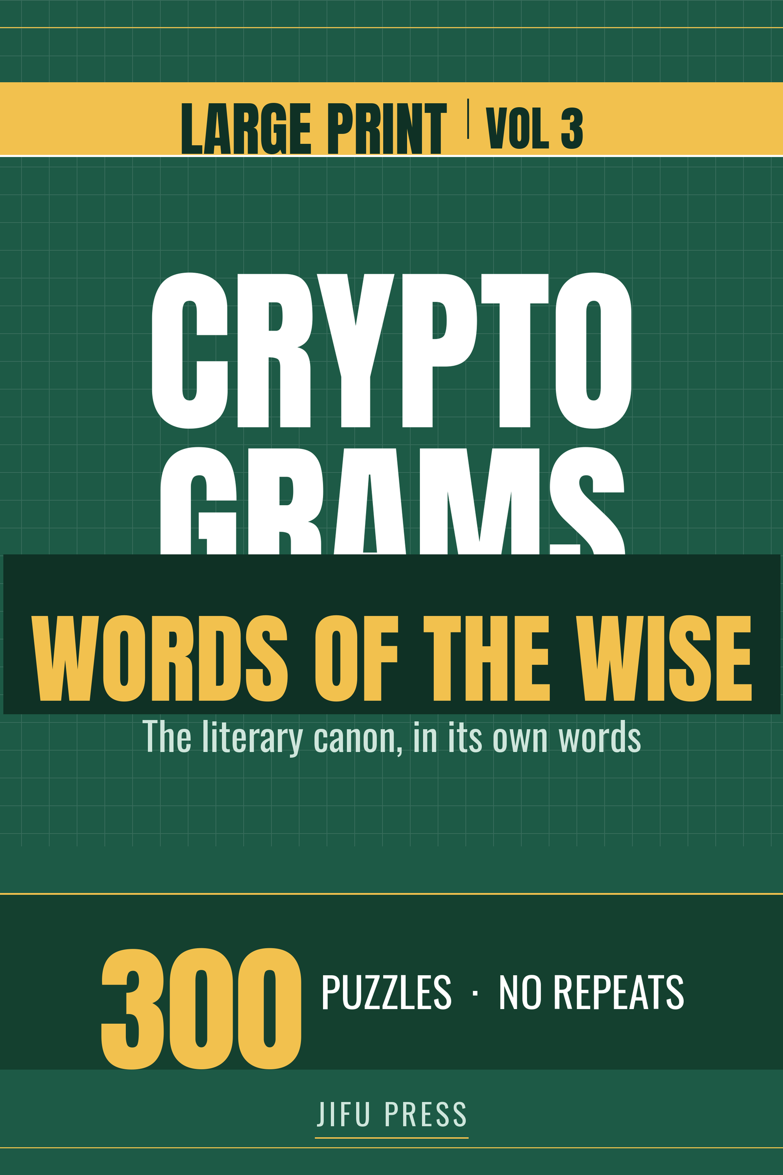Large Print Cryptograms: Words of the Wise - large print PDF puzzle book