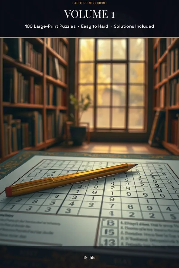 Large Print Sudoku Vol. 1