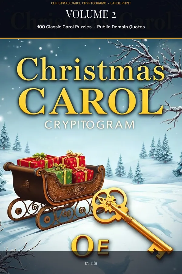 Christmas Carol Cryptograms Vol. 2